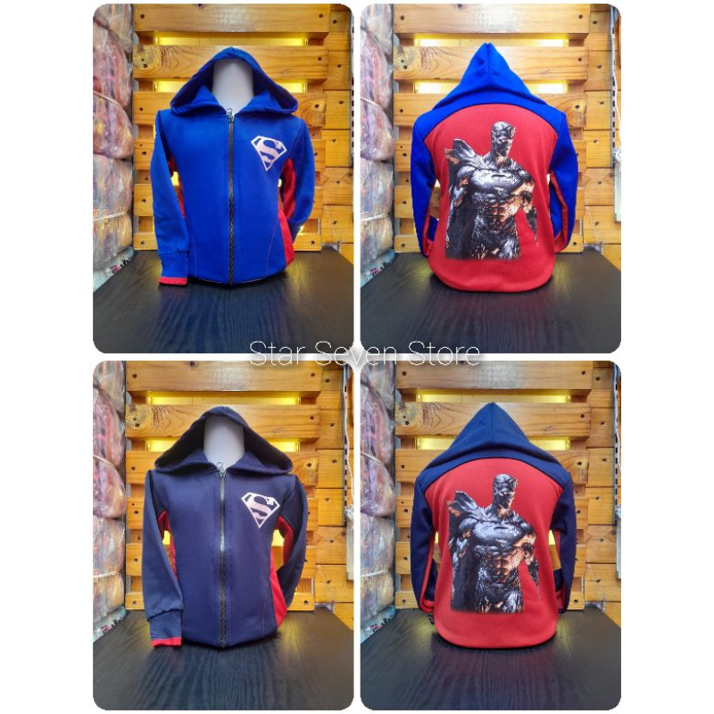 Jaket Anak Laki-Laki Superhero Superman/Kids Jacket/Jaket Anak Laki-laki/Jaket Anak/Jaket Anak Laki-