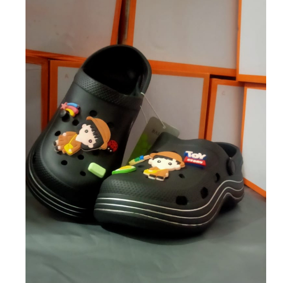 Sandal wanita baim fuji viral 8558 Toy Story Jibbitz Import 36-39