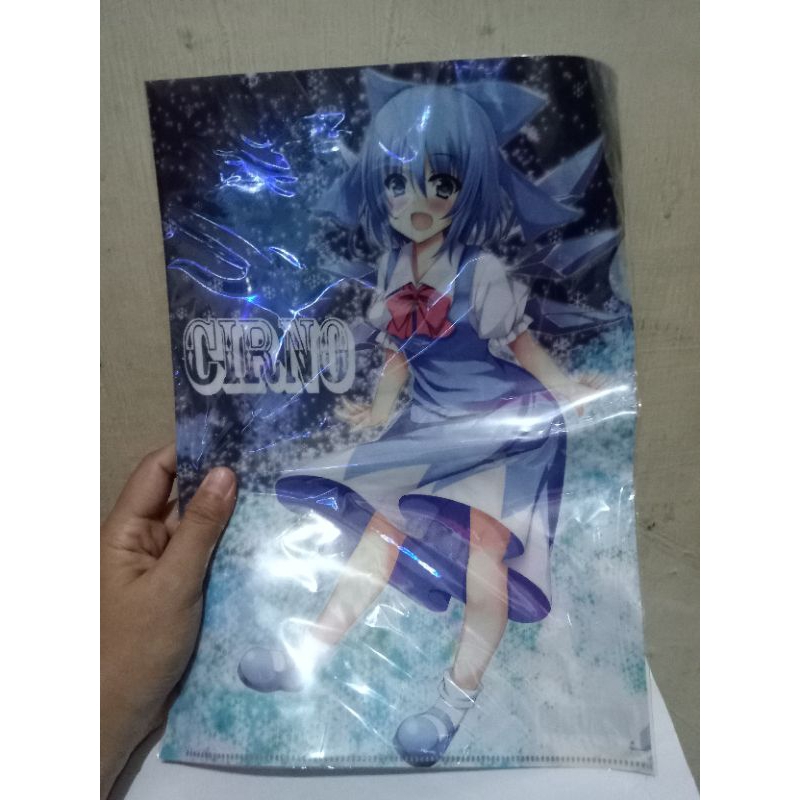 Pajangan gambar animasi CIRNO ACRYLIC KEYCHANI