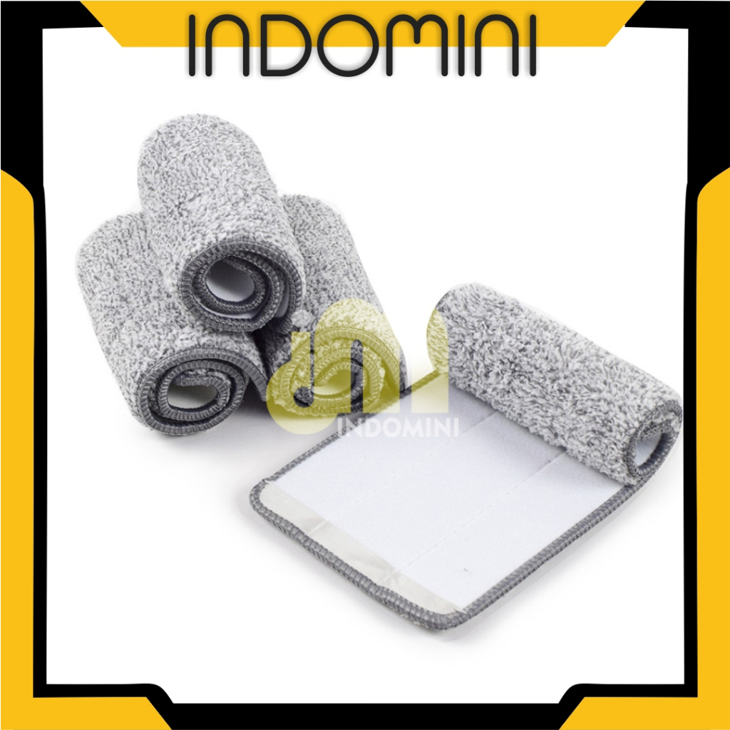 INDOMINI Refill Kain Pel Microfiber Kain Pel Ultra Mop 32 x 12 Cm Kain Pel Microfiber Refil Baru Murah Import R857