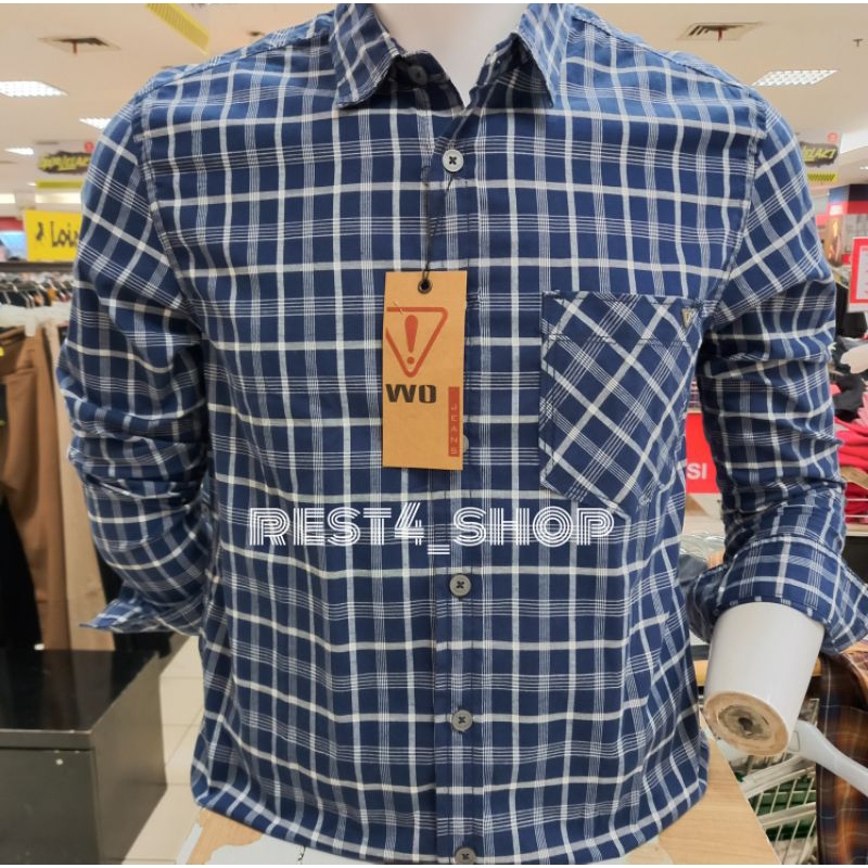WATCHOUT KEMEJA LENGAN PANJANG JS302800127 NAVY