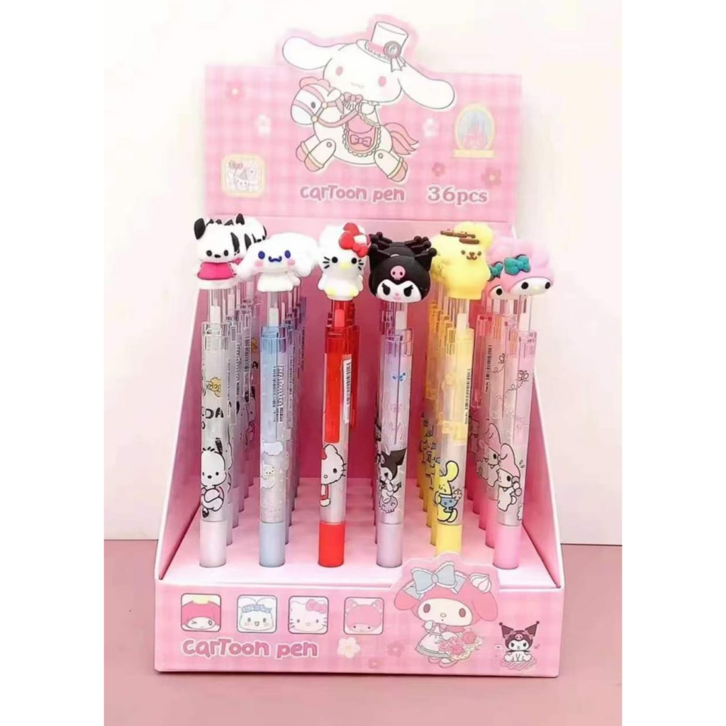 

SET PULPEN TINTA HITAM CETEKAN KEPALA KARET MELODY POCHA ISI 6 PC