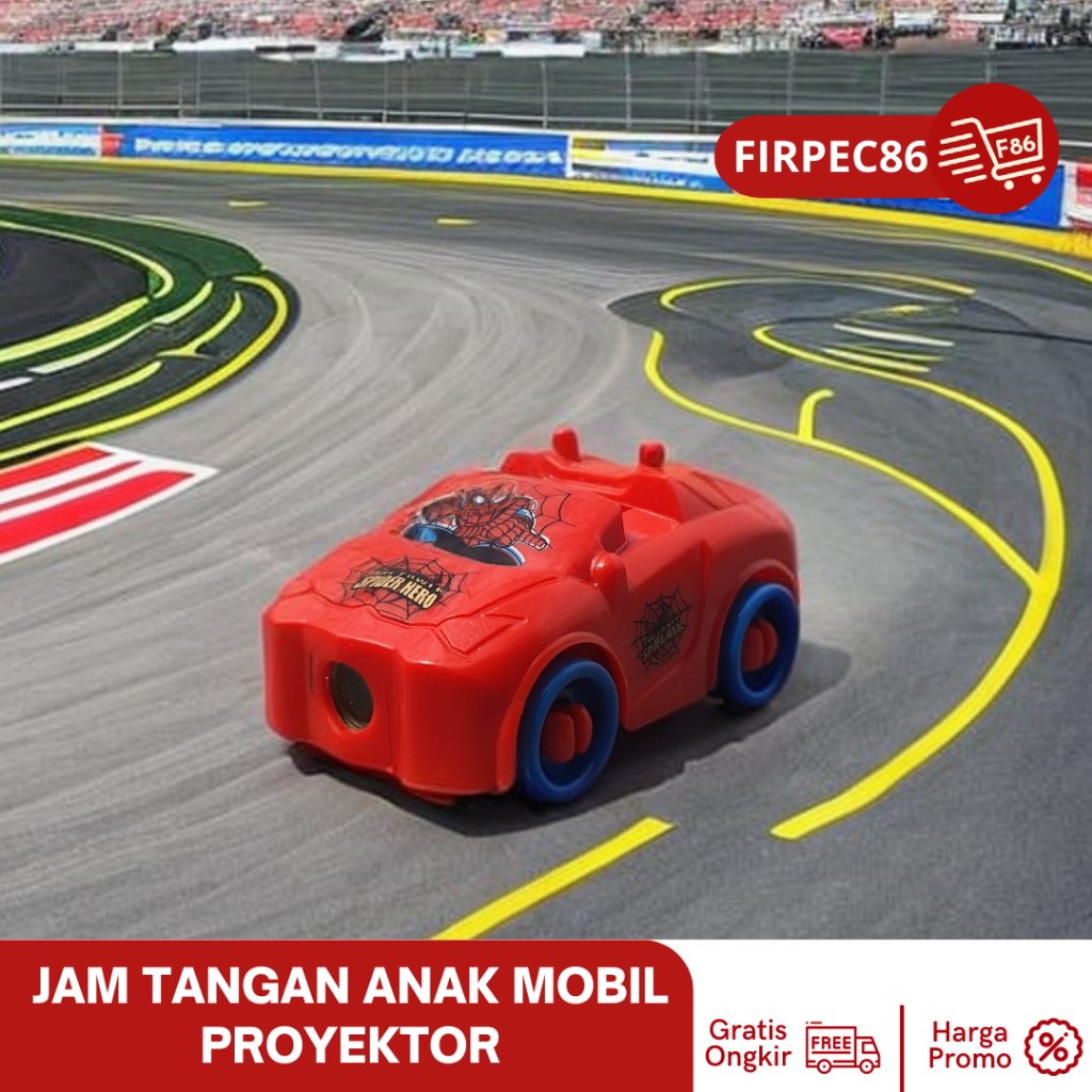 F86 Jam Tangan anak mobil Avanger proyektor - SPIDERMAN