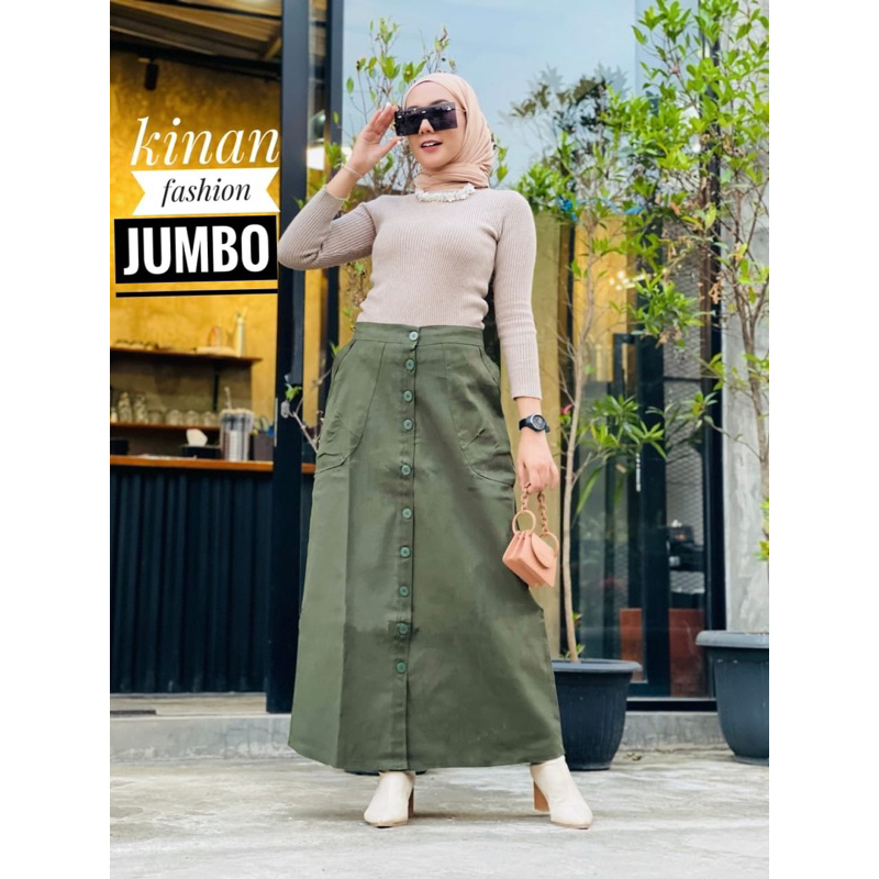 ROK CARGO CHINOS IMPORT JUMBO KEKINIAN // ROK SPAN CHINOS