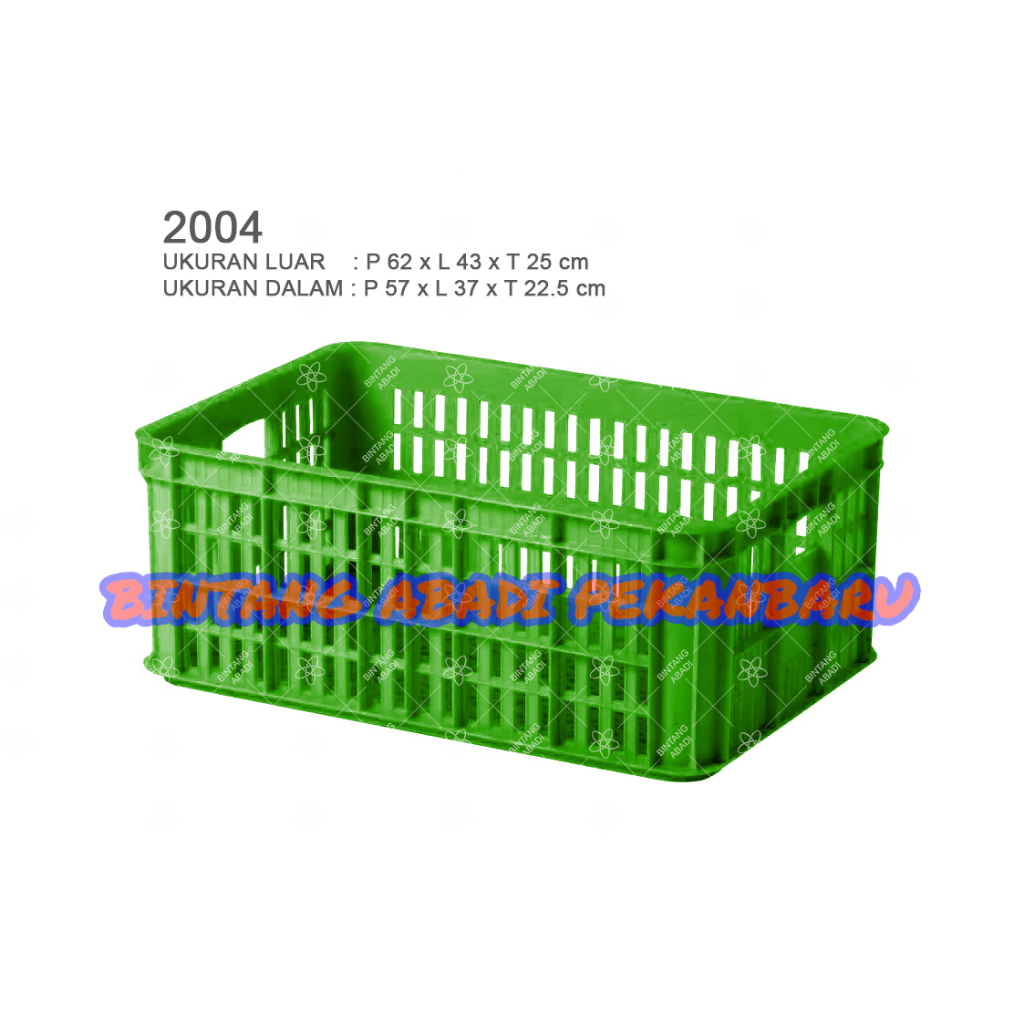 Keranjang Industri Serbaguna 2004 Rabbit Container Plastik Box FOOD GRADE