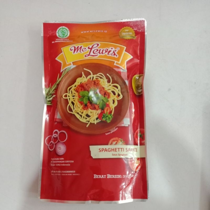 

Mc Lewis Spageti 310gr/saus Spageti