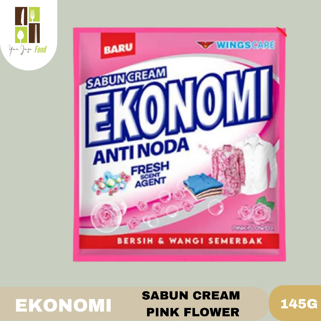 WingsCare Sabun Cream / Colek  Ekonomi Anti Noda Lemon/Pink/Violet/Putih 145g