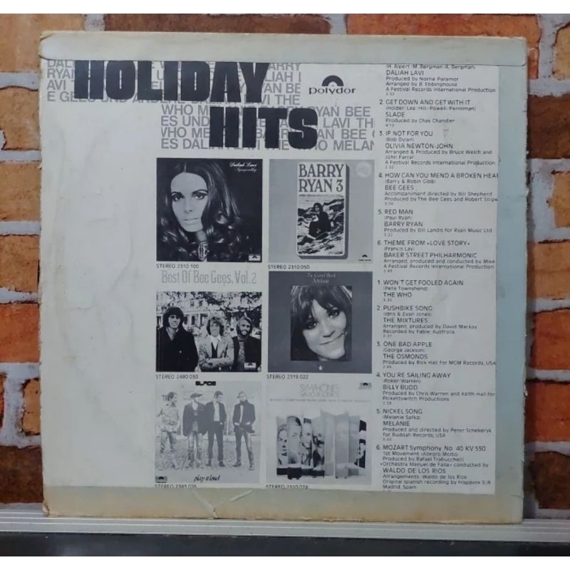 Vinyl Piringan Hitam 12 inch Holiday Hits