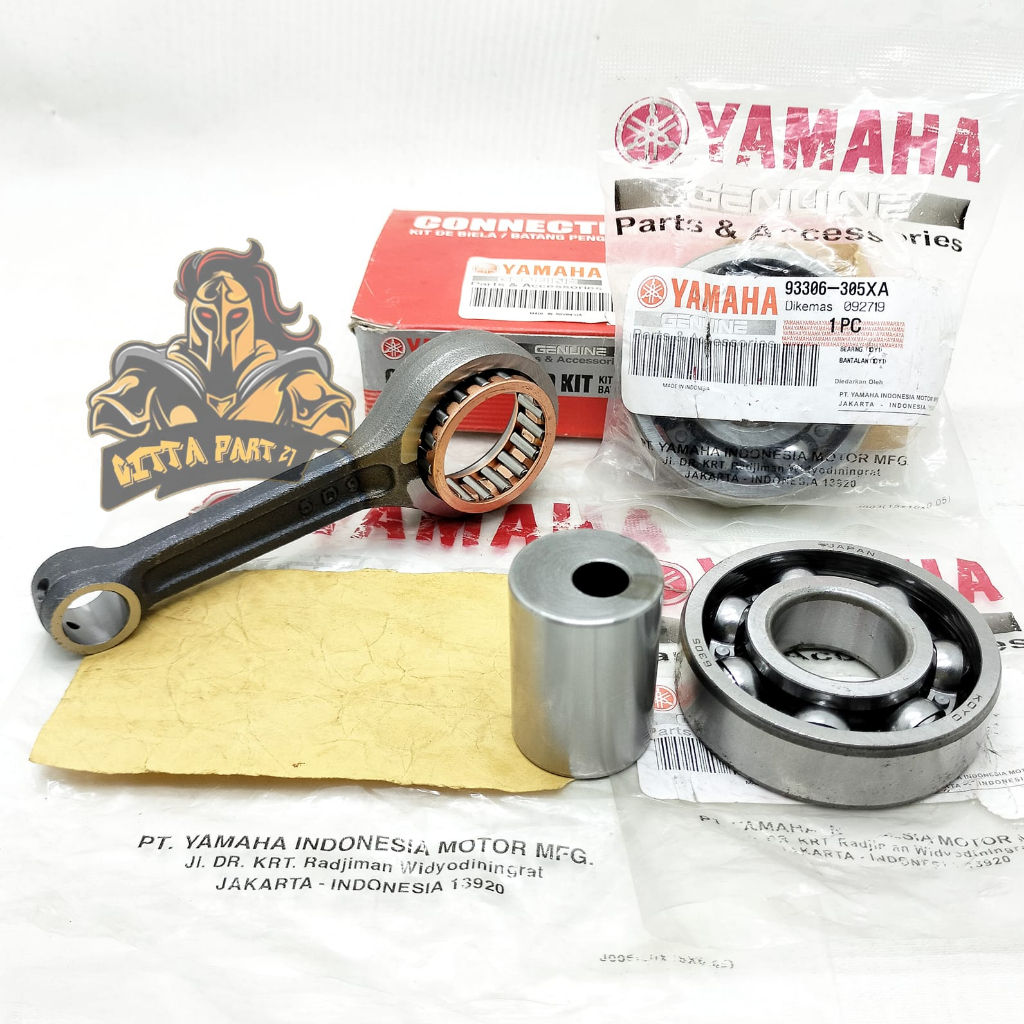 ORIGINAL STANG SEHER SET PLUS BEARING KIRI KANAN 2 PICS 6305 ASLI ORIGINAL YAMAHA KUALITAS ASLI ORIGINAL YAMAHA YGP PRESISI TINGGGAL PASANG DAN DIJAMIN AWET VEGA ZR VEGA RR JUPITER Z ROBOT JUPITER Z NEW