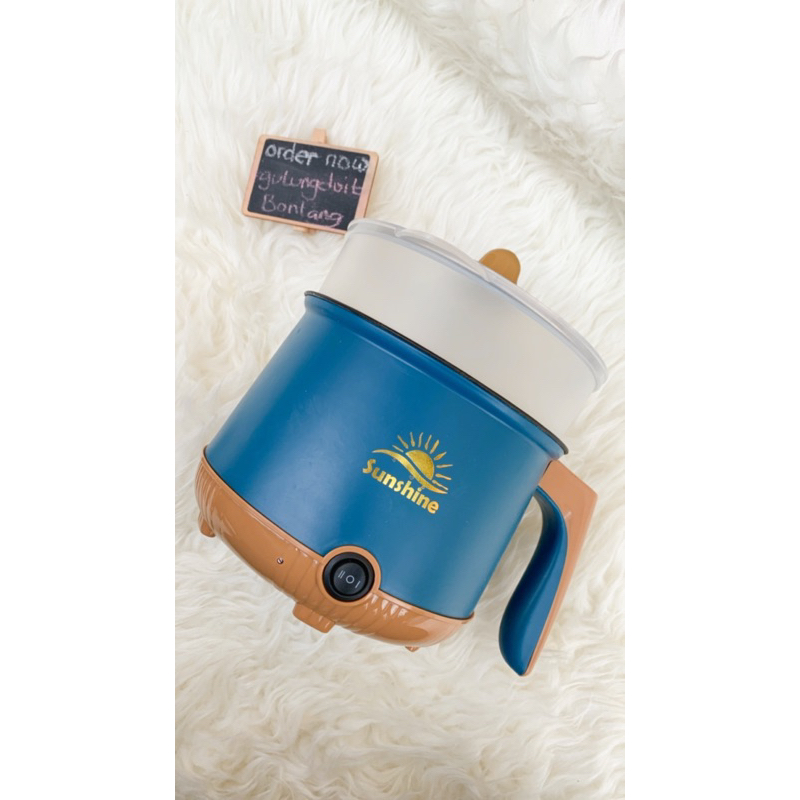 Sunshine panci listrik dan kukus anti lengket