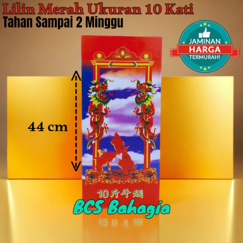 Lilin Warna Merah Gambar Naga Ukuran 10 Kati Kin Kualitas Terbaik Besar Sembahyang Puja Vihara Klenteng Terbaru 1 Pasang