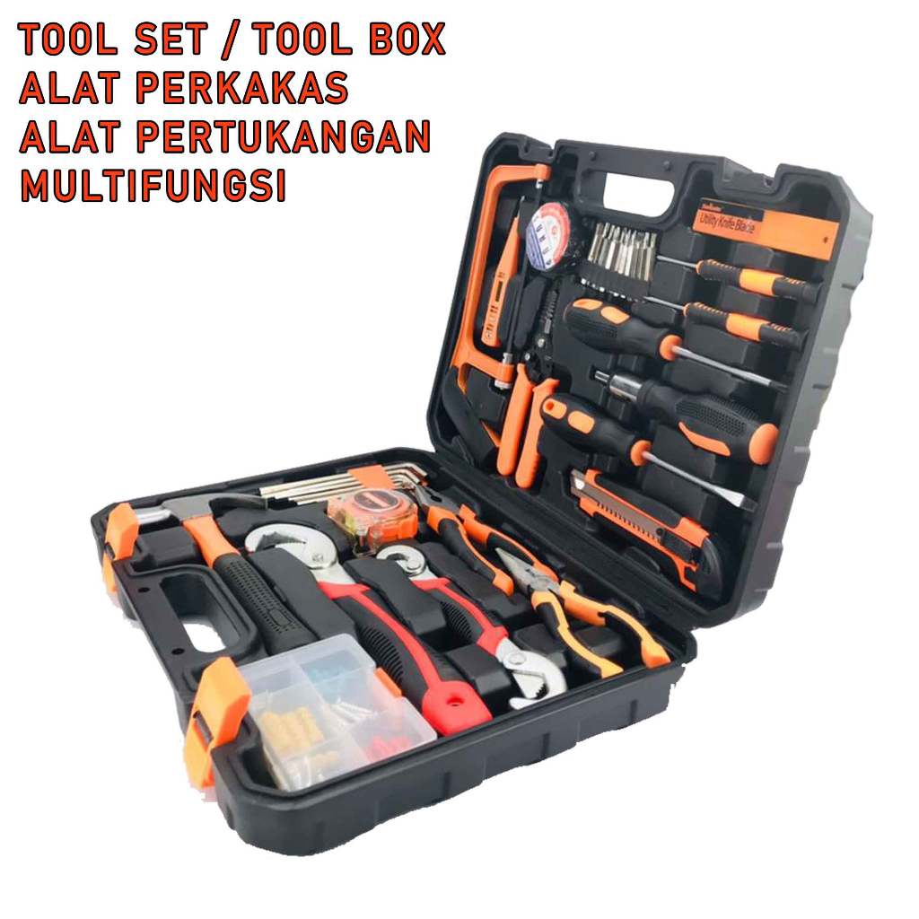 Perkakas Tukang* Tool Box* Alat Pertukangan Besar* Tool 1 Set