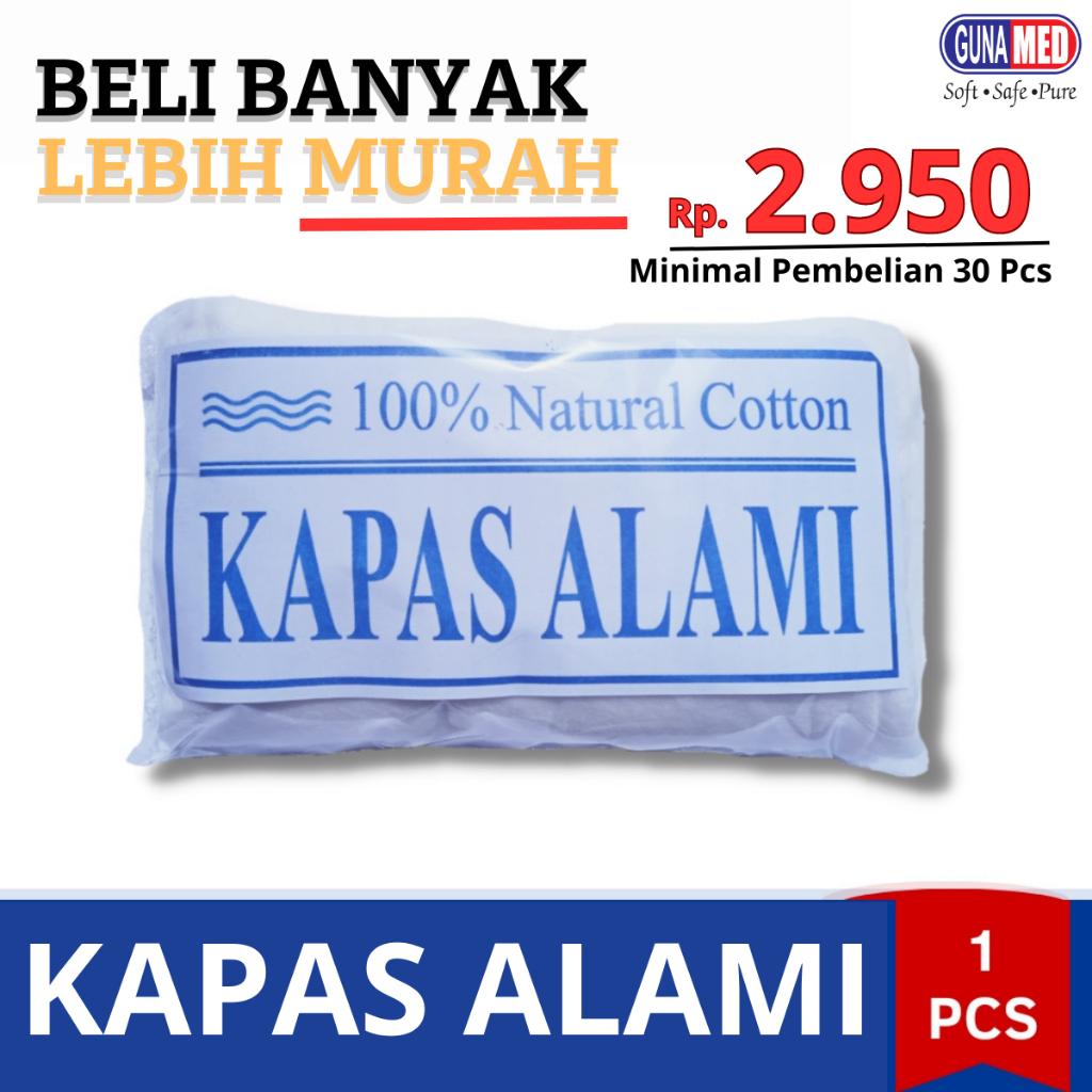 Kapas Alami Zernii Water Filter 100% Natural Cotton