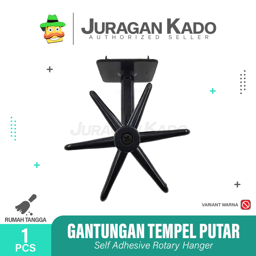 GANTUNGAN PUTAR TEMPEL MULTIFUNGSI 6 KAIT 360 DERAJAT / GANTUNGAN HOOK PUTAR / ALAT GANTUNGAN SERBAGUNA