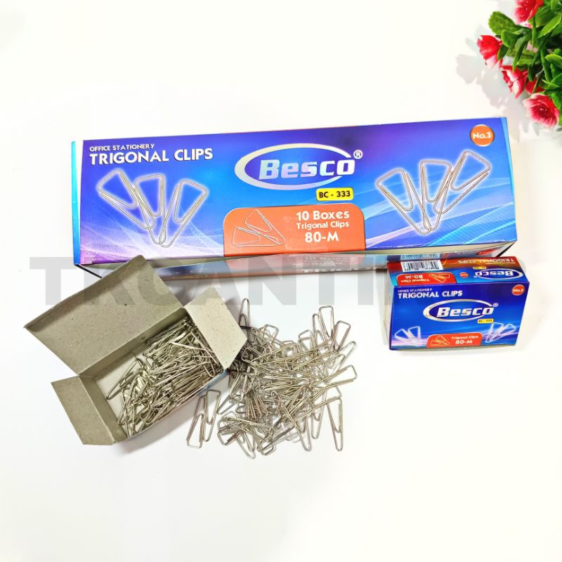 

Paper Clips Besco No.03/Penjepit Kertas Murah