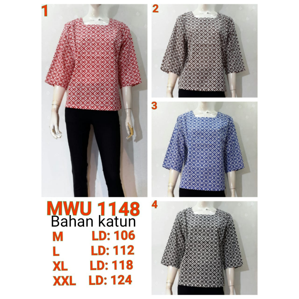 [MWU 1148] Blus/Blouse/Baju/Dress Murah