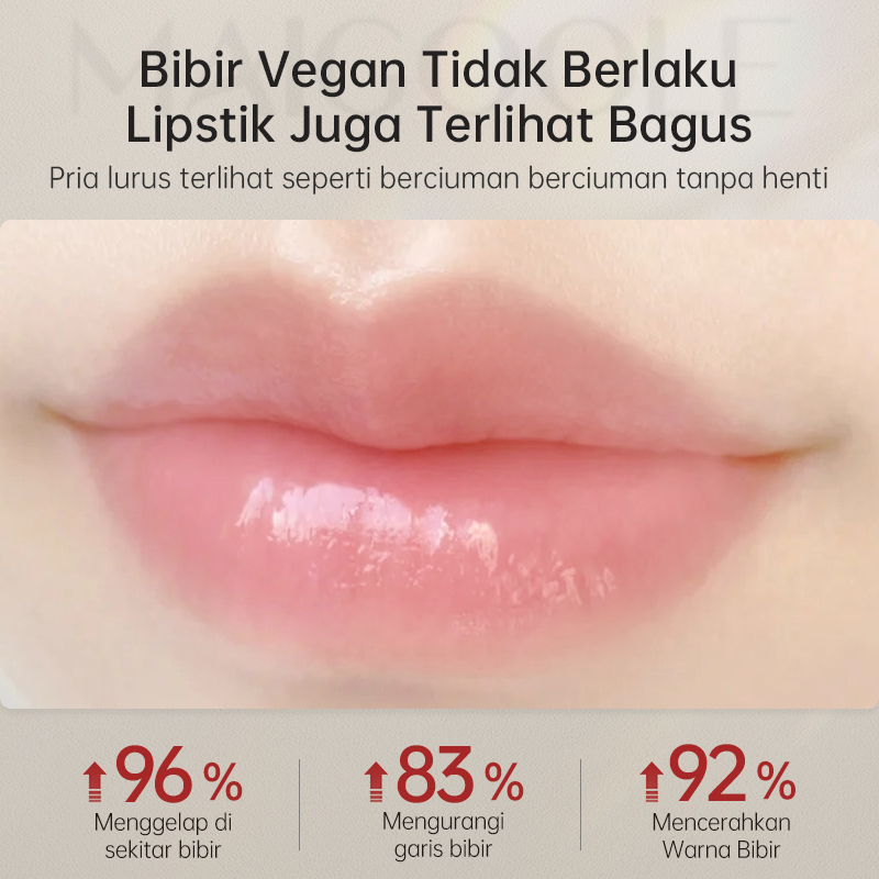 Leminuo Official Store Dracaena bubble lip mask untuk menghilangkan kulit mati dan mengencerkan garis bibir, menghidrasi dan melembabkan bibir, mengencerkan dan menghilangkan melanin di sekitar bibir 7.5ml