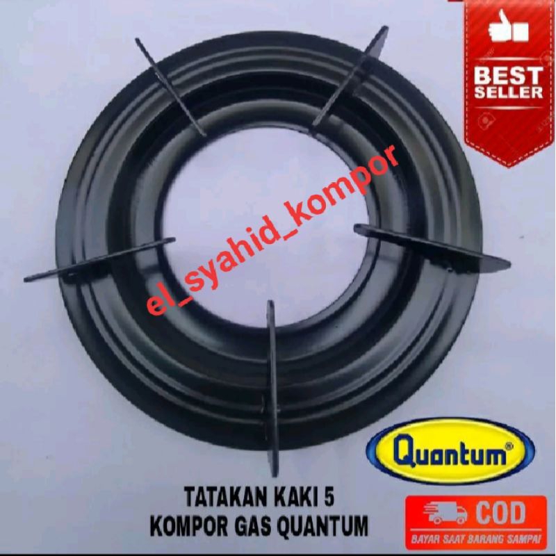 Tungku/tatakan kompor Quantum kaki 5(harga satuan)