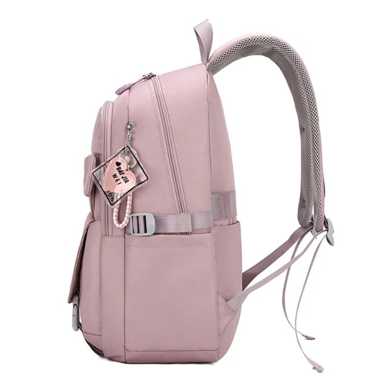 GTB Ransel Sekolah Anak Perempuan Free botol,jam,nanospray,dan gantungan bunga Tas Sekolah Model Telinga buny Tas Ransel Punggung Anak
