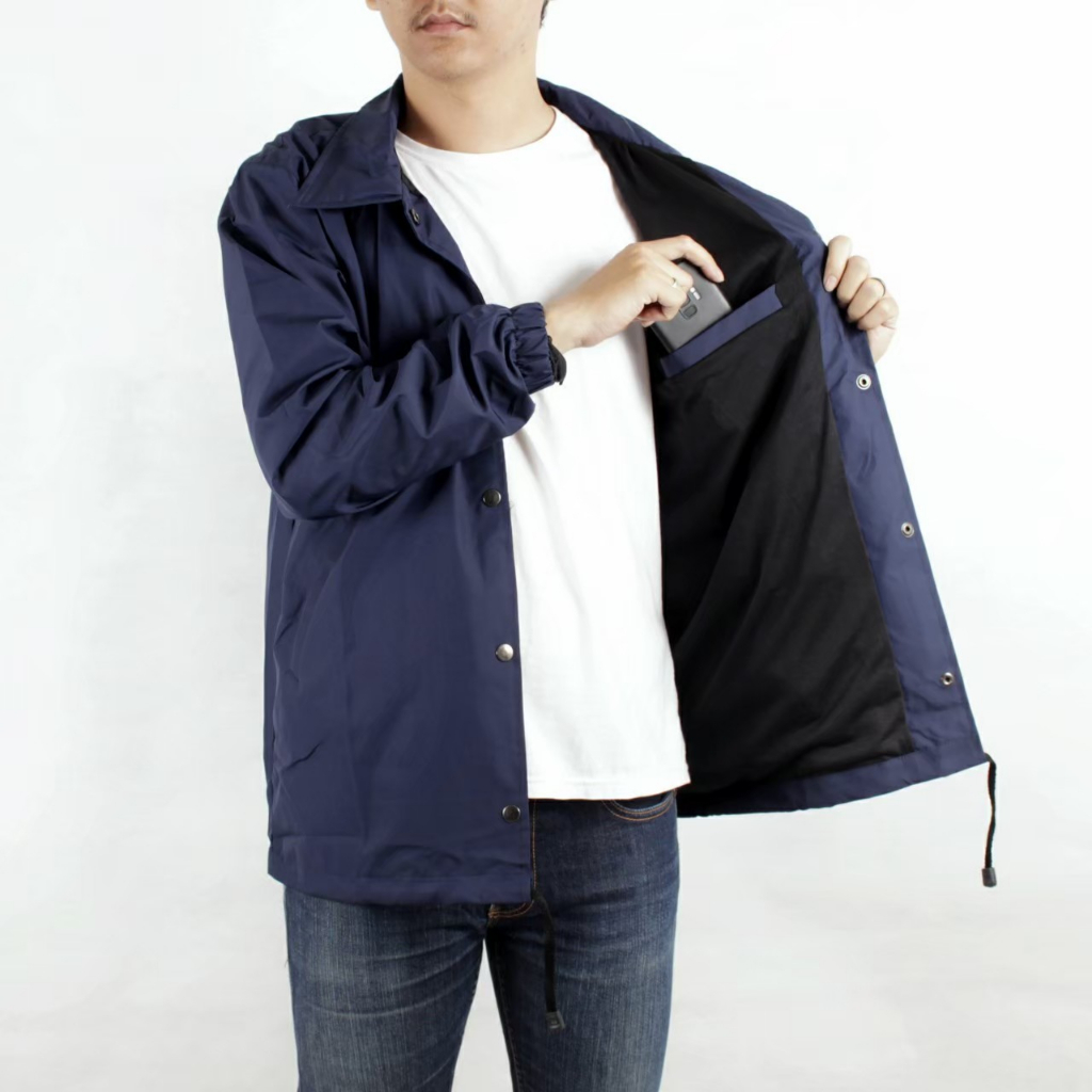 JAKET PRIA BIRU NAVY SIZE L XL  - JAKET COACH WINDBREAKER  - JAKET PARASUT WINDBREAKER ORIGINAL - JAKET PELATIH - JAKET OLAH RAGA - JAKET MOTOR WINDBREAKER - JAKET MOTOR WINDPROOF - JAKET CASUAL PRIA