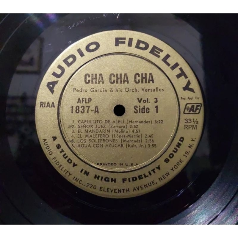 Vinyl Piringan Hitam 12 inch Cha Cha Cha Vol.3