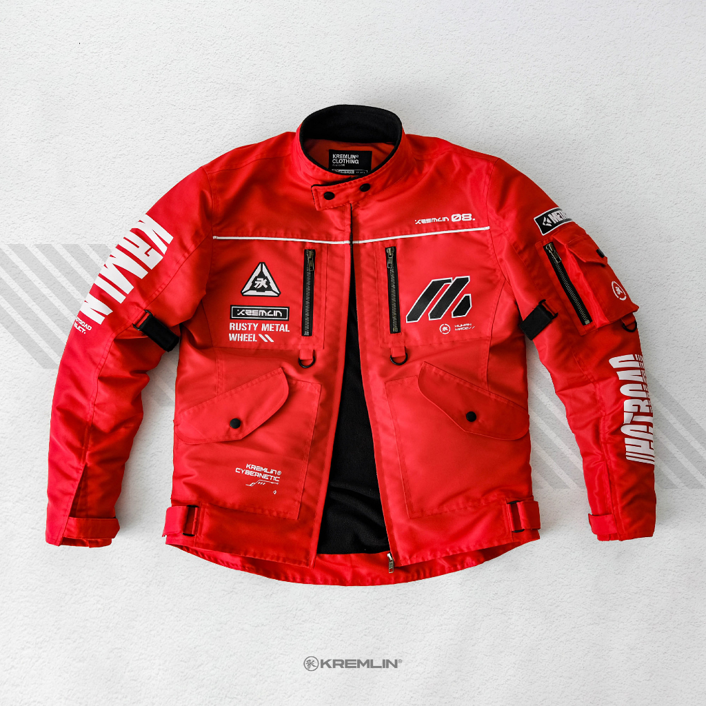 KREMLIN Red Jacket Biker Cyber Motor - METACRUSH