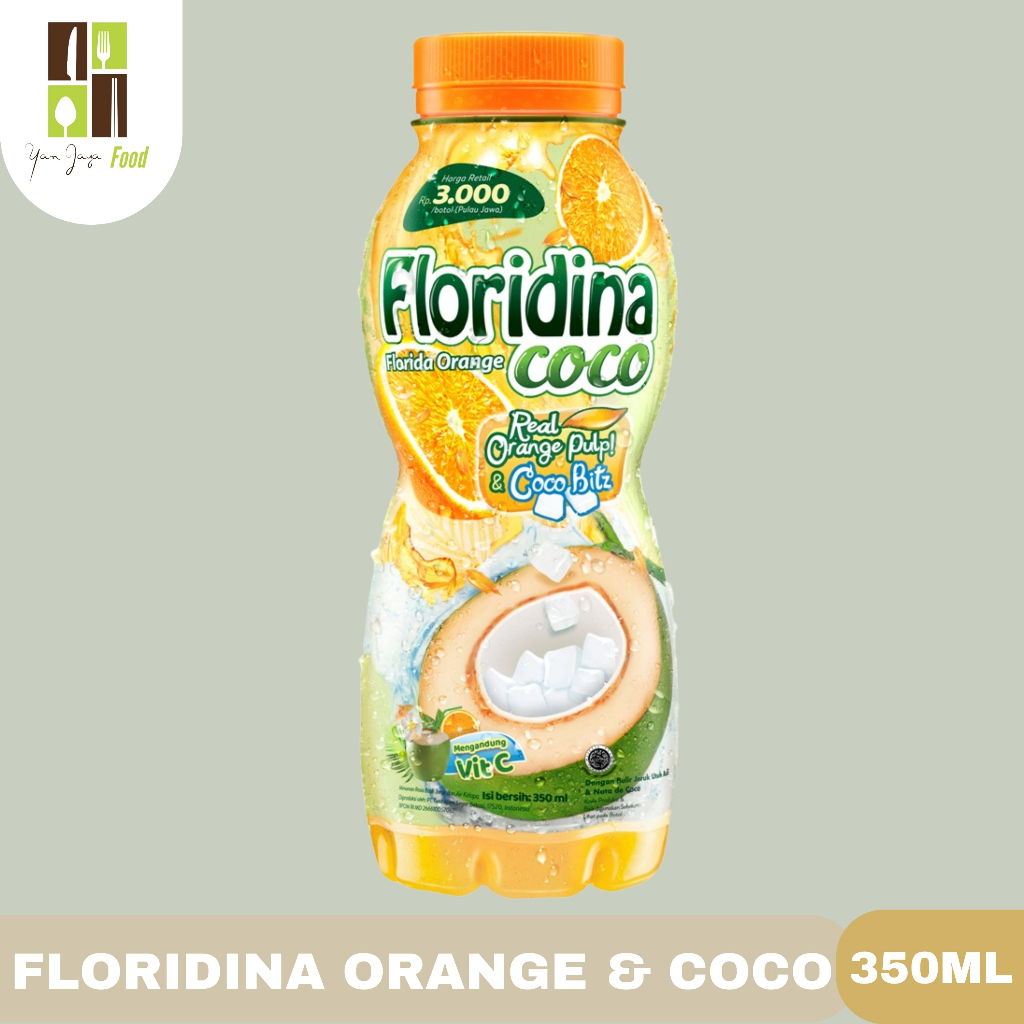 Floridina Orange Minuman Jeruk / Floridina Orange Coco / Kelapa Jeruk 350ml