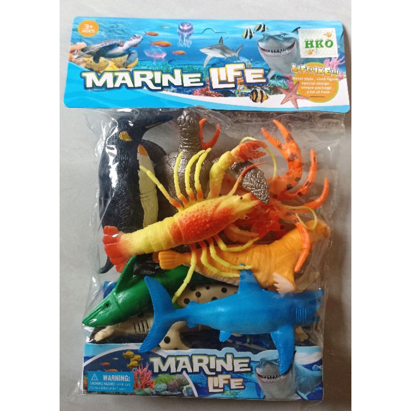 Mainan Marine Life Mainan Hewan Laut Mainan Ikan Karet