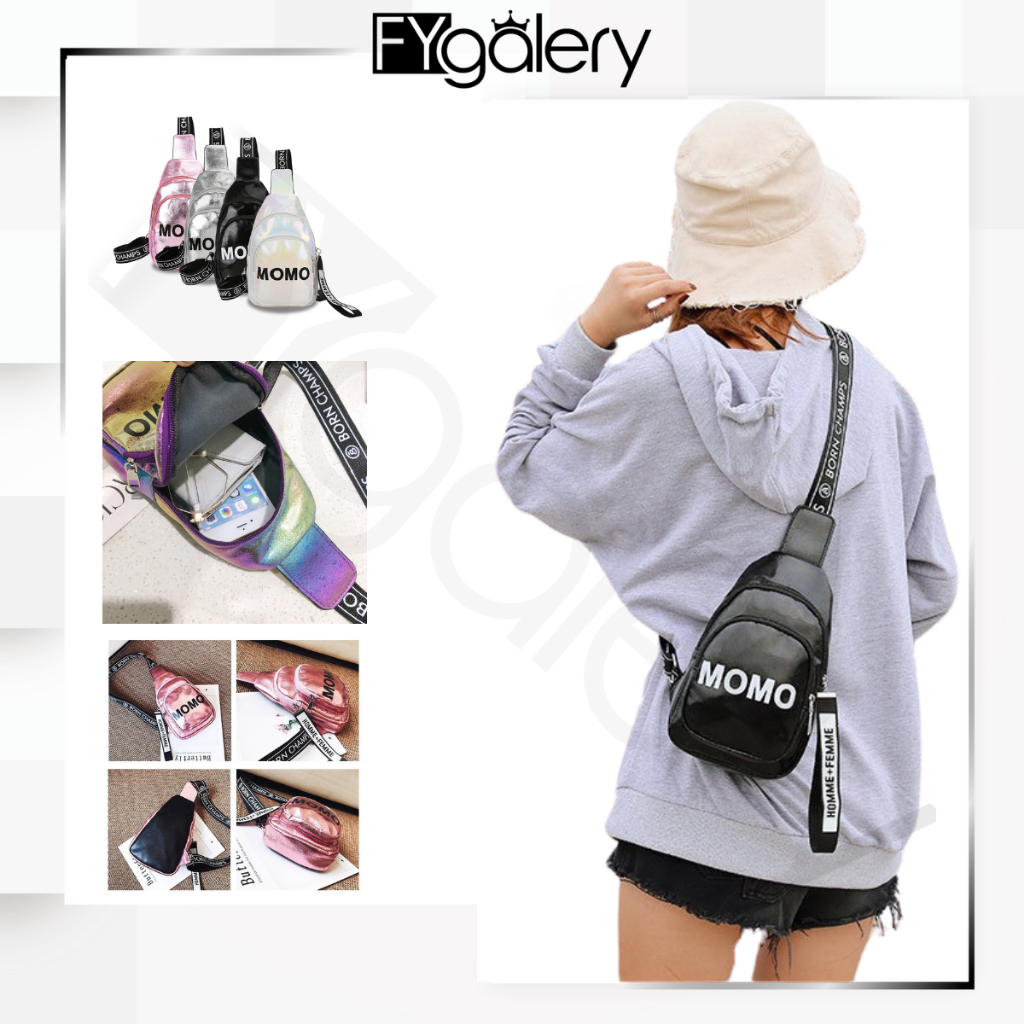 FYGALERY FYG1323 Waist Bag Wanita Tas Selempang Perempuan Fashion Korea Simple