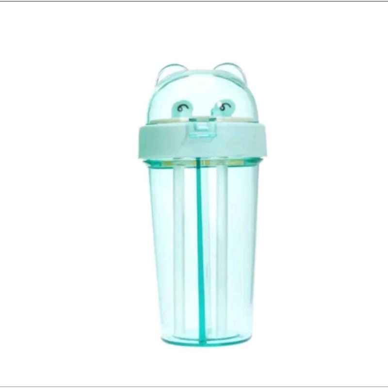 BOTOL MINUM 2 SISI BOTOL MINUM KEKINIAN BOTOL DUET COUPLE TRAVEL 420 ML BOTOL KOPI