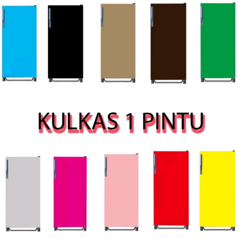 Stiker Kulkas 1 Pintu / Stiker Kulkas 2 Pintu / Stiker Kompor / Stiker Mesin Cuci / Stiker Rice Cook