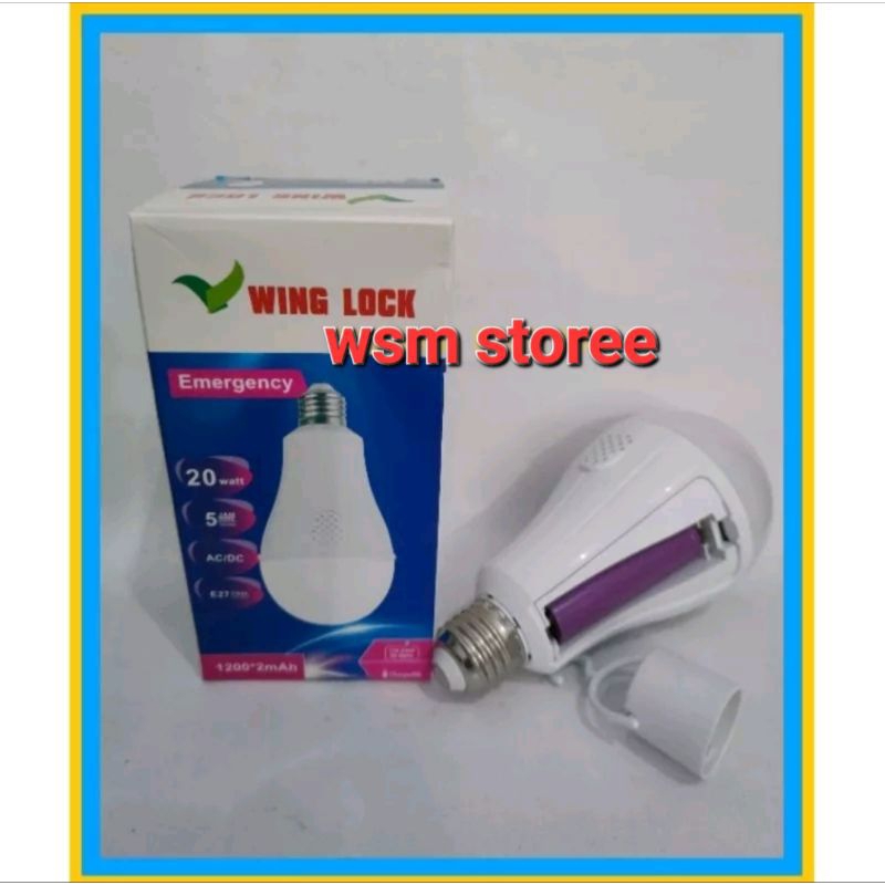 lampu LED emergency 20 watt lampu LED magic