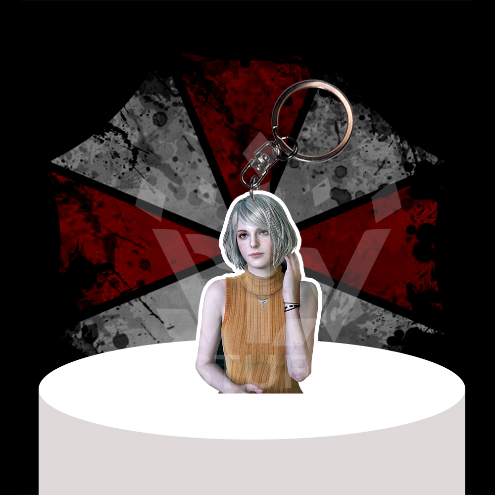 Gantungan Kunci / Gantungan HP Resident Evil - Ashley Graham - Ganci Akrilik - Keychain