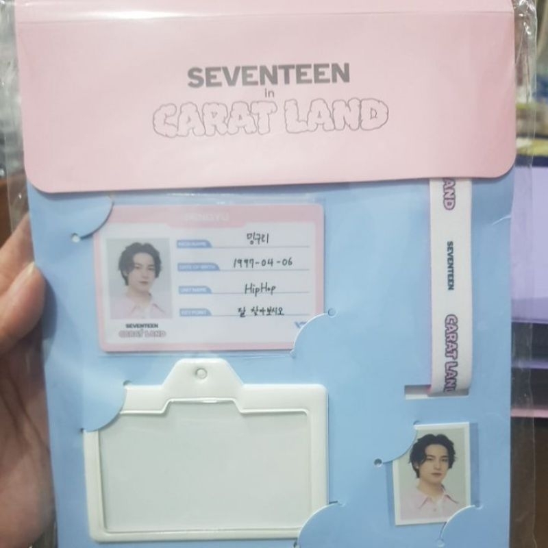 Seventeen Mingyu Caratland ID Card Holder set
