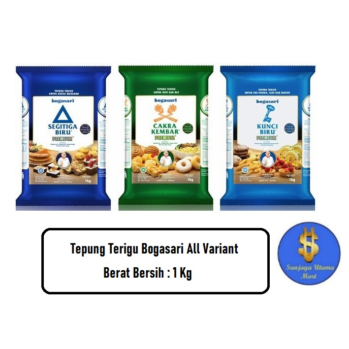 

Tepung Terigu Bogasari 1 Kg All Variant-Bogasari Tepung Terigu