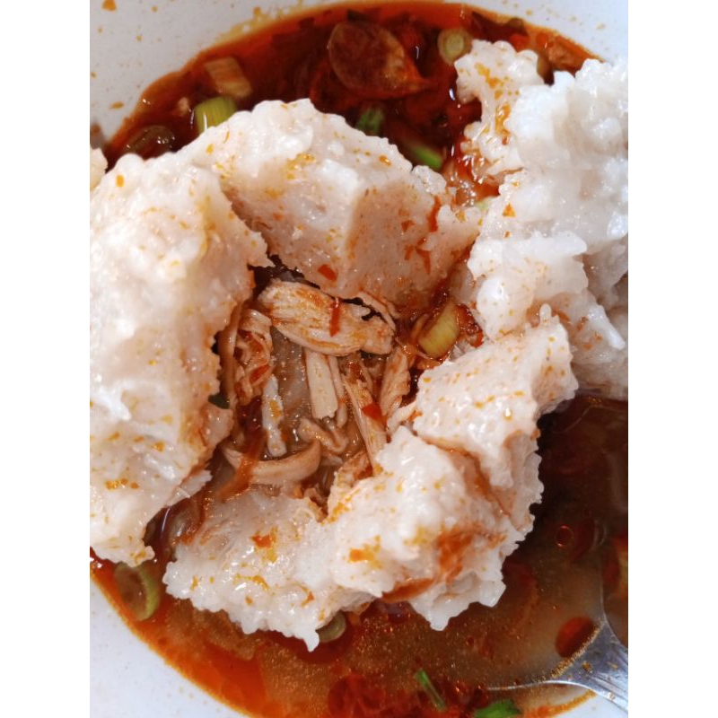 

1pk isi 5 bakso ikan isi ayam suwir