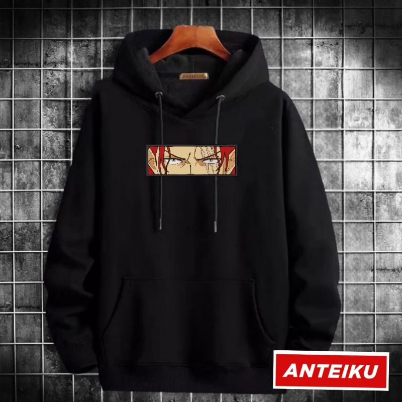 [Promo Sale] Sweater Hoodie Anime One Piece Luffy Nika Eye Pria Wanita M-XXL