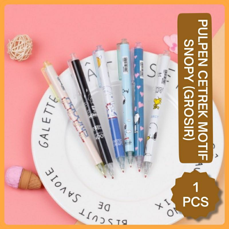 

Pulpen Doggy Snopy Gel / Pena Scopy Aesthetic / Pulpen