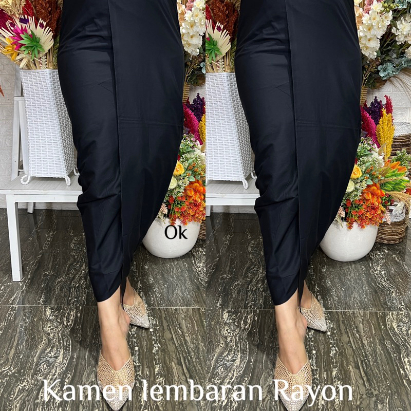 kamen lembaran rayon polos