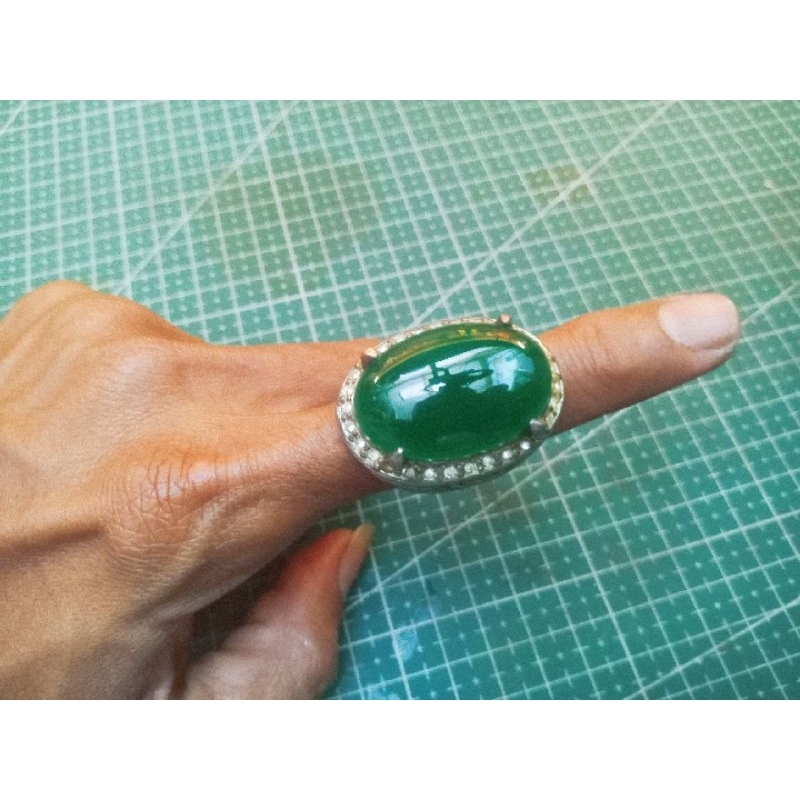 batu cincin green calsedon serat kura bukan ijo garu,bacan,solar aceh