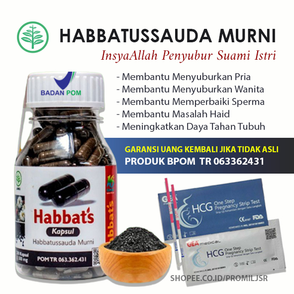 HABBATS Habbatussauda Original Asli Promil Ampuh Cepat Hamil