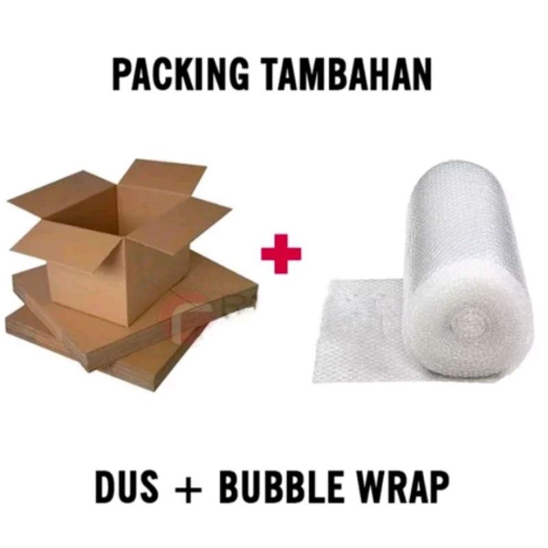

PACKING TAMBAHAN DUS PLUS BUBBLE WRAP