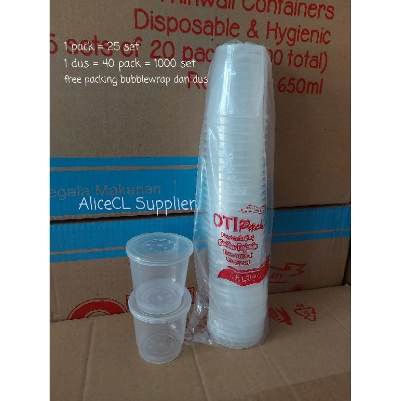 Thinwall cup puding 150ml