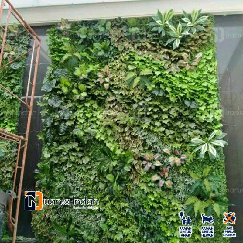 VERTIKAL GARDEN SINTETIS 100x100 CM MURAH JAKARTA