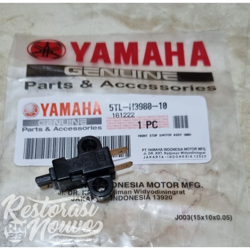 Switch rem kiri mio sporty smile original yamaha swit rem kiri switc handle rem kiri switch mio
