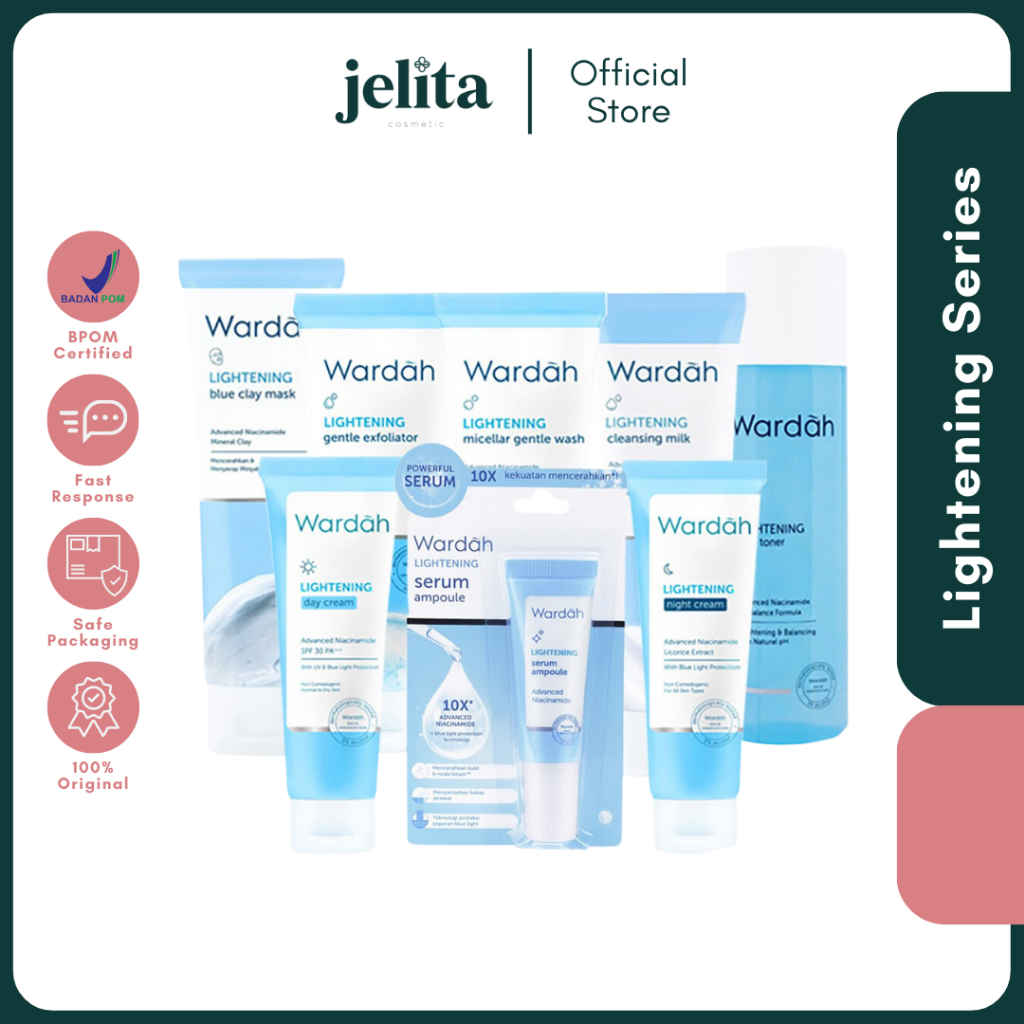 Jelita Cosmetics - Wardah Lightening Series | Skincare
