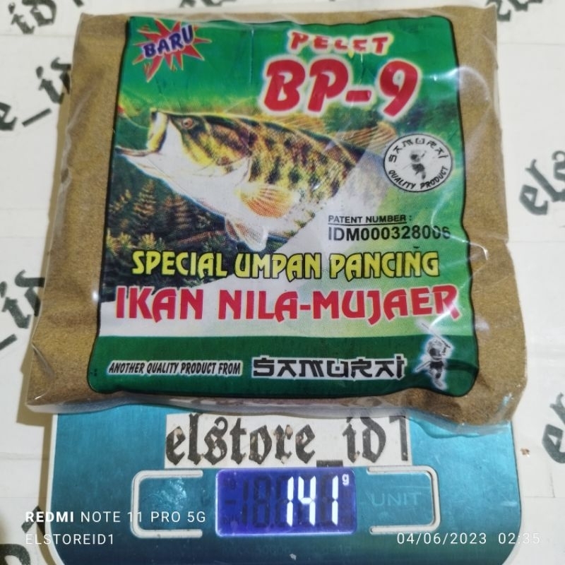 UMPAN Pancing Stella Pelet BP-9 bp9 Bp 9 Spesial Mancing Ikan Nila Mujaer