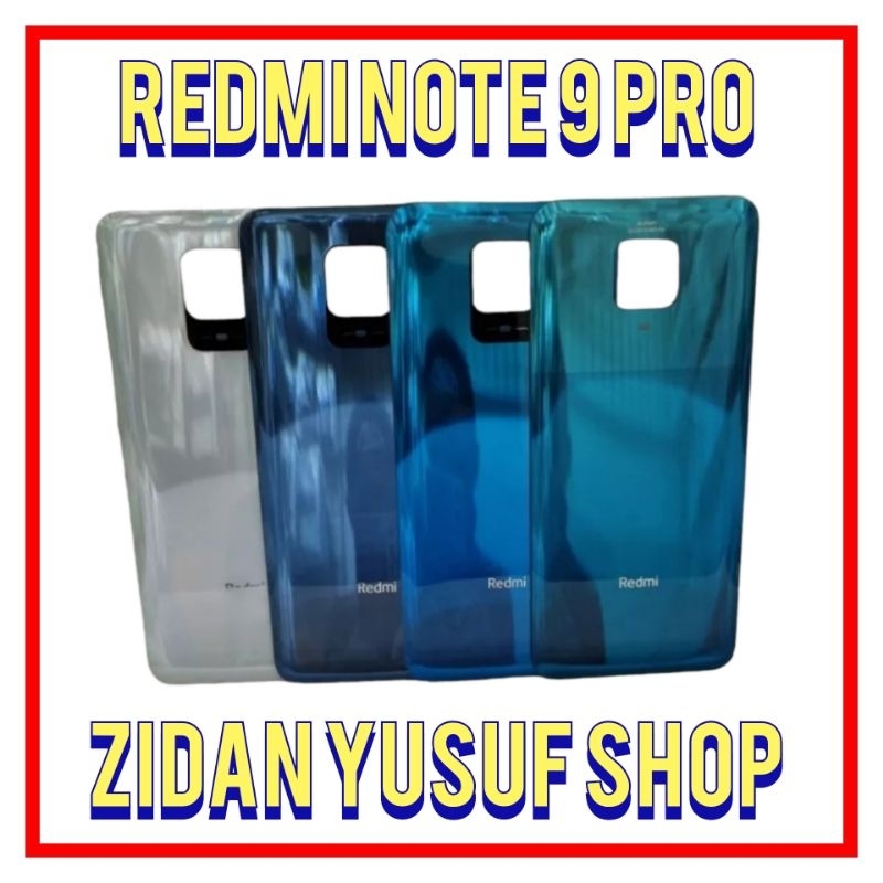 BACKDOOR BACK COVER CASING TUTUP BELAKANG XIAOMI REDMI NOTE 9 PRO ORIGINAL