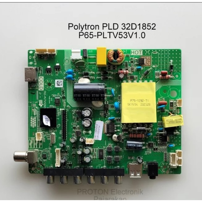 MB - MAINBOARD - mobo - TV POLYTRON 32D1852 - PLD32D1852 - PLD 32D1852