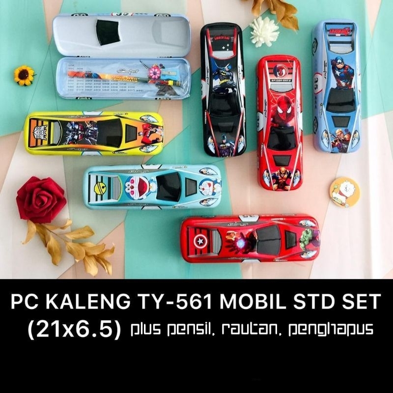 

tempat/kotak/tepak pensil mobil kecil pensil set/full set/stasionary set B597/TY561